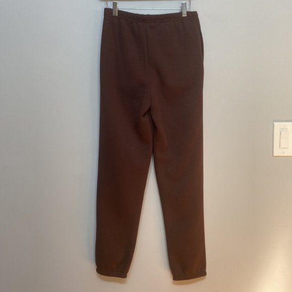 Brunette The Label “Redhead” Chocolate Brown The Label Crew Sweatpants Size S/M - Picture 5 of 9